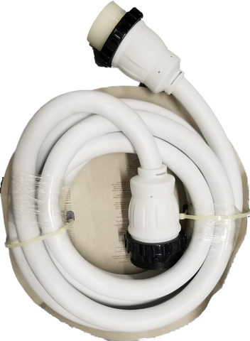 High Tide Marine 50 Amp - 15 ft White Shore Power Extension Cord (8518W)