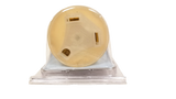 Happy Trails RV standard 15 Amp Male Plug to 30 Amp Female stubby adapter  (6735T)