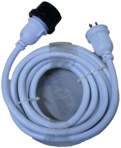 High Tide Marine 30 Amp - 25 ft White Shore Power Extension Cord (7724W)