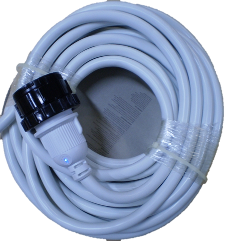 High Tide Marine 30 amp - 50 Foot Shore Power Extension Cord WHITE  (7725W)