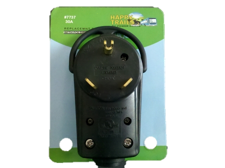 Happy Trails RV 30 amp Replacement Male Connector (7737)
