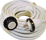High Tide Marine 30 Amp - 100 ft White Marine Shore Power Extension Cord (9507W)